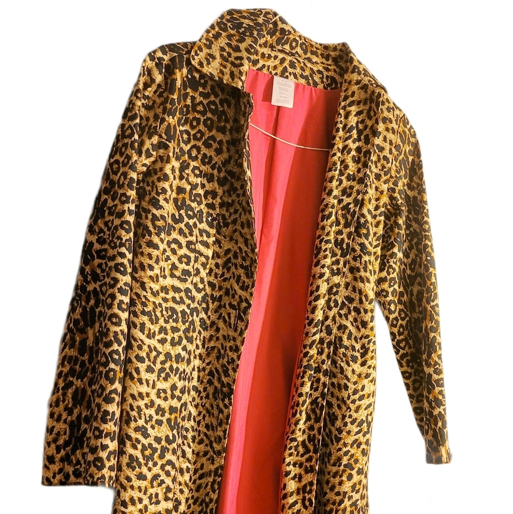 Cheetah Print Coat
